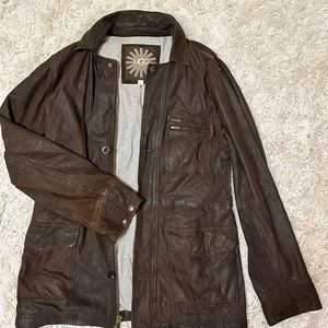 UGG Australia Brown Leather Jacket